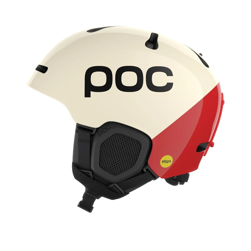 POC Unisex Fornix Bc Ski helmet, Rouge/Blanc, XS-S (51-54cm)