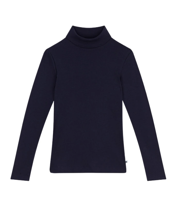 Petit Bateau Women's Iconic Wool and Cotton Undershirt, Tuxedo, M