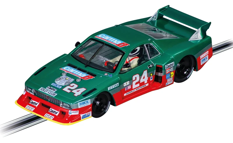 Carrera Digital 132 20032082 Lancia Beta Montecarlo Turbo No.24, 24h Daytona 1981 1:32 Scale Slot Car With Working Front, Rear & Tail Lights Suitable For Ages 8 Years+