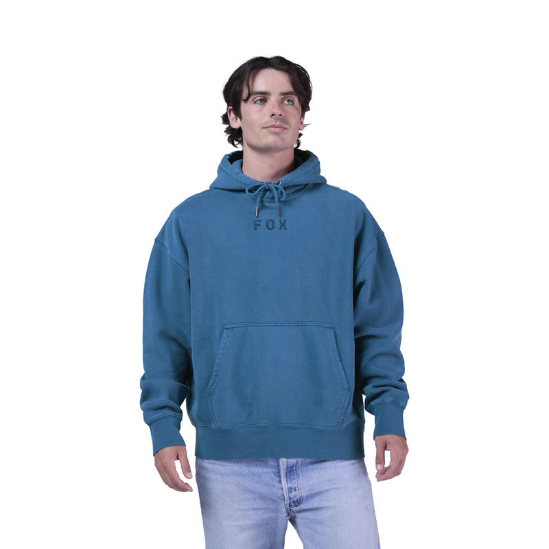 Hoodie Fox Wordmark Oversized Fleece Butt Twilight M