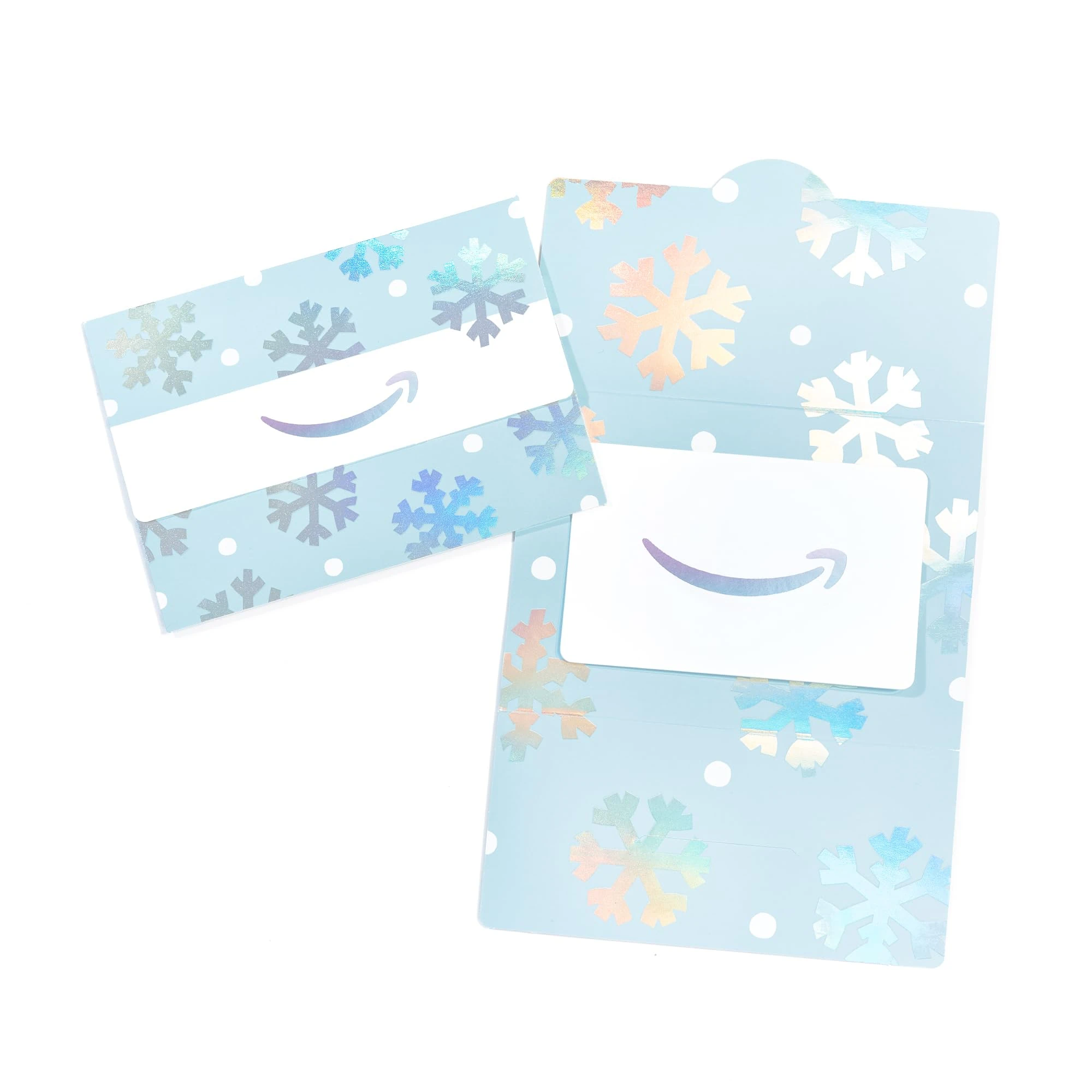 Amazon Gift Card in a Mini Envelope - Delivered by Post - Glistening Snowflakes