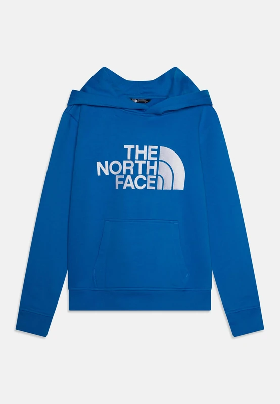 The North Face Boy's Drew Peak Hooded Sweatshirt, Hero Blue, 14/16 Years