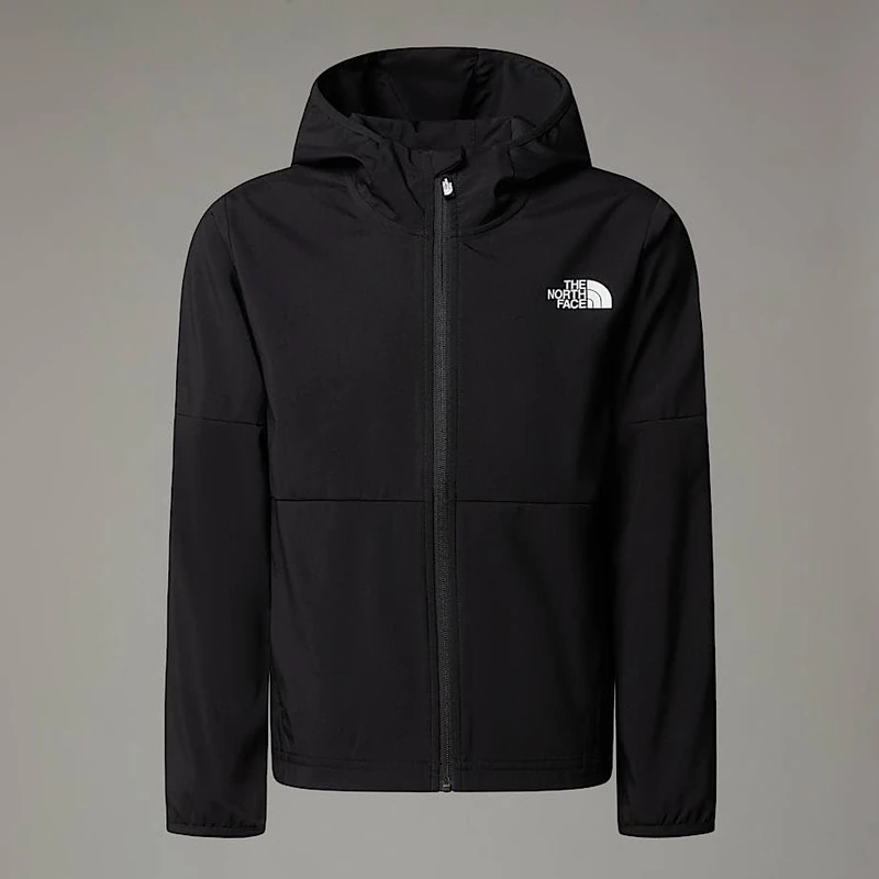 The North Face Boys On The Trail Full Zip Hooded Jacket, Tnf Black, 10 Years