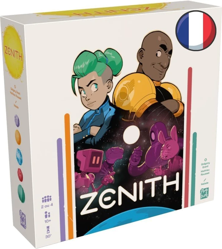 Asmodee - Zenith - Board Games - Strategy Game for 2 or 4 Players - Take Control of the Planets to Win the Game - 30 Min - English - Playpunk Studio - Image 1