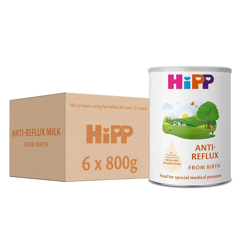 Hipp Anti Reflux Baby Milk Powder Formula, from Birth, 800g (Pack of 6)