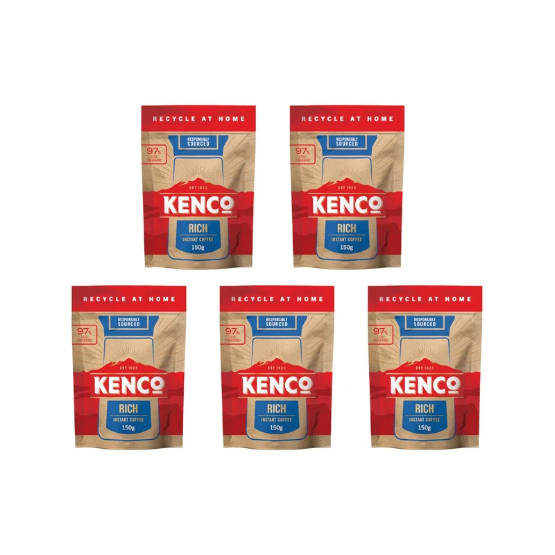 Kenco Rich Instant Coffee Refill 150 g x 5 (750 g Total)