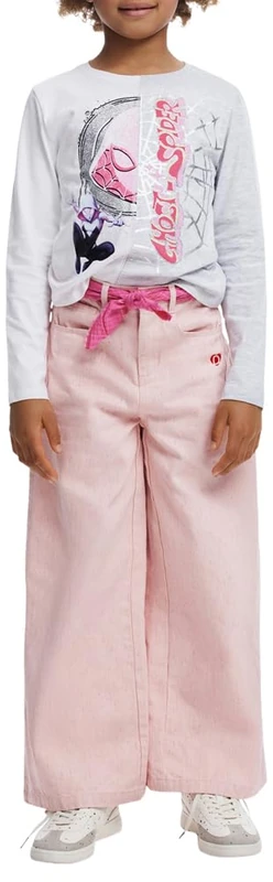 Desigual Girls' Pant_Tulip, red, 14 Years