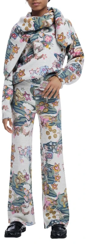 Desigual Pant_Ruby, 2003 Middle Gray Vigore, 9/10 - Image 1