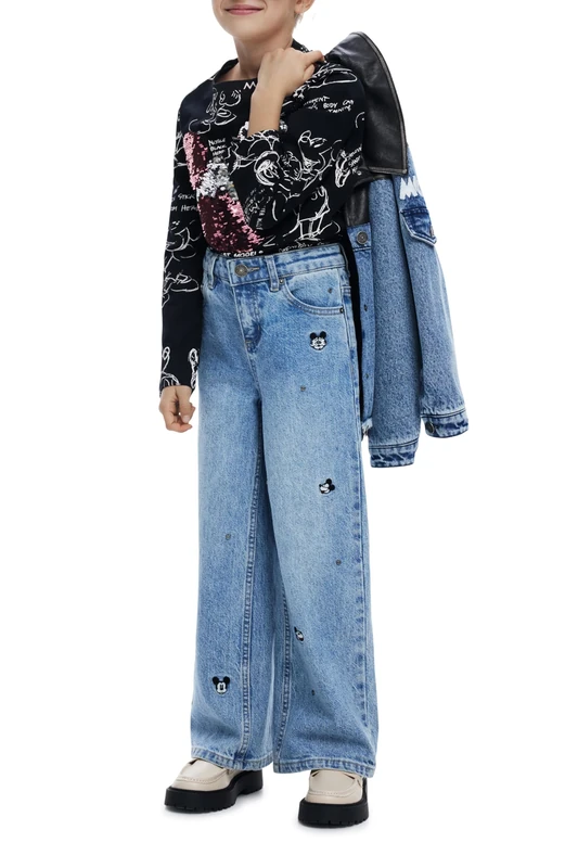 Desigual Denim_DEN, 5053 Denim Medium WASH, 13/14