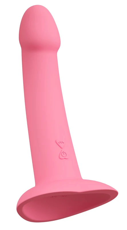 You2Toys Heart Guy Vibrator Pink 19 cm