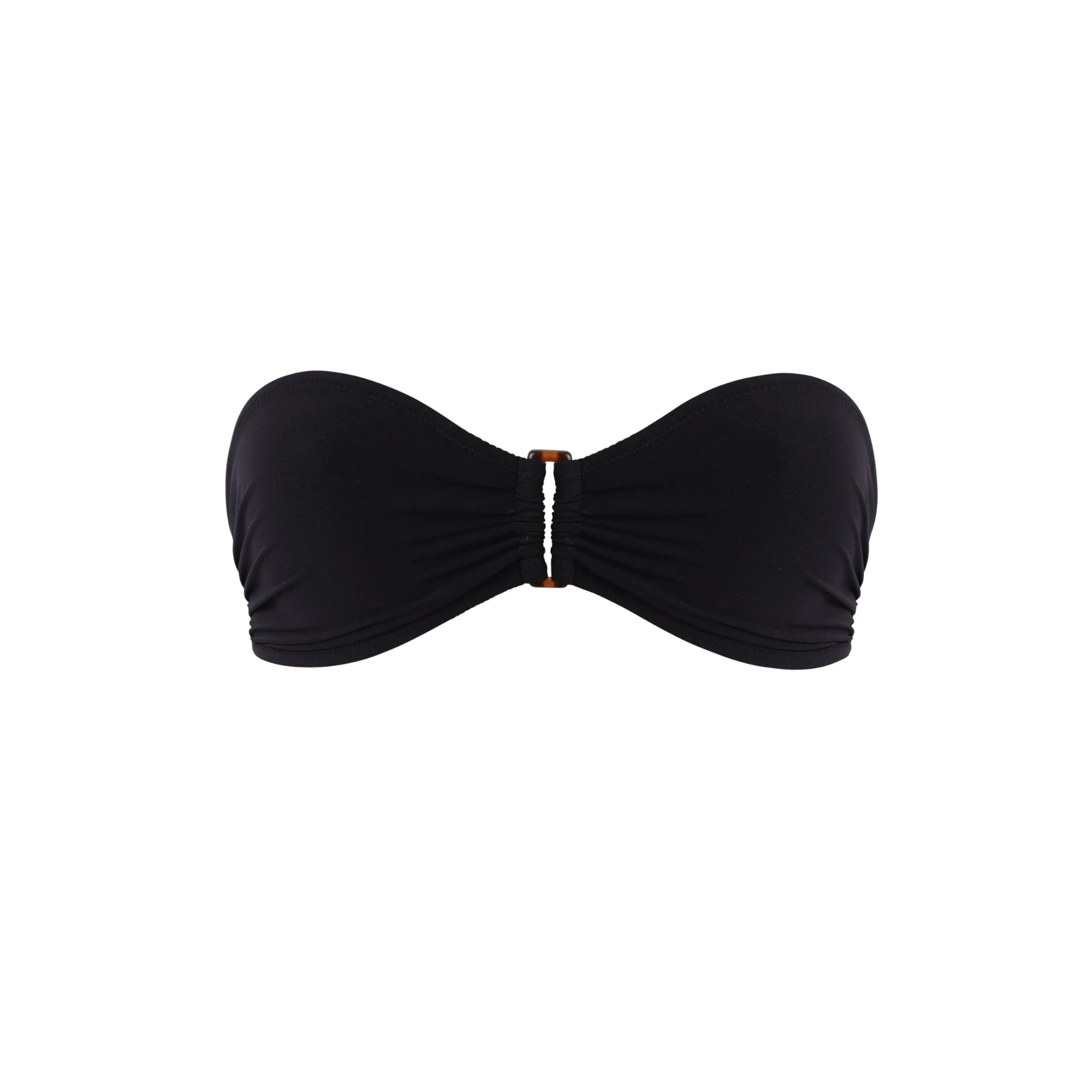 Vilebrequin, Ring Bandeau Bikini Top Solid, S, Black