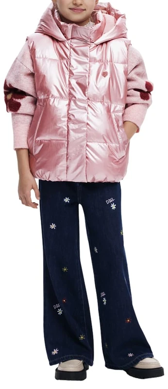 Desigual COAT_WIND, 3021 ICE PINK, 7/8 - Image 1