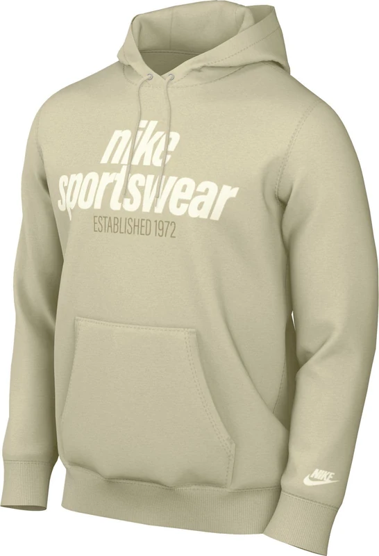 NIKE HJ2159-234 Club Sweatshirt Men's Lt Khaki/Lt Khaki/Sail Size XL