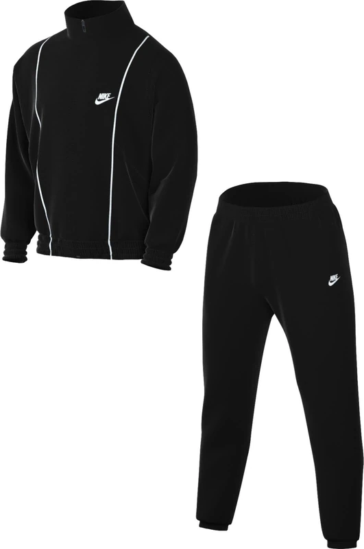 Nike Men's Club Web-Tracksuit Für Herren, Black/Smoke Grey/Lt Smoke Grey, S - Image 1