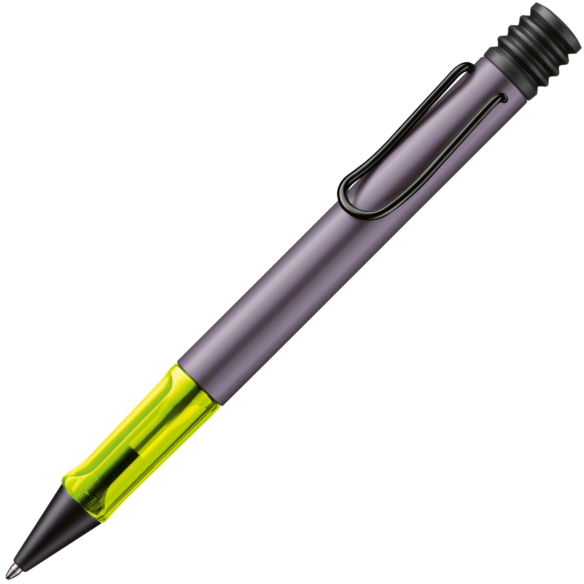 Lamy AL-star aubergine - Ballpoint Pen with transparent, ergonomic grip & line width M - lightweight aluminium body - including large capacity refill M 16 in black