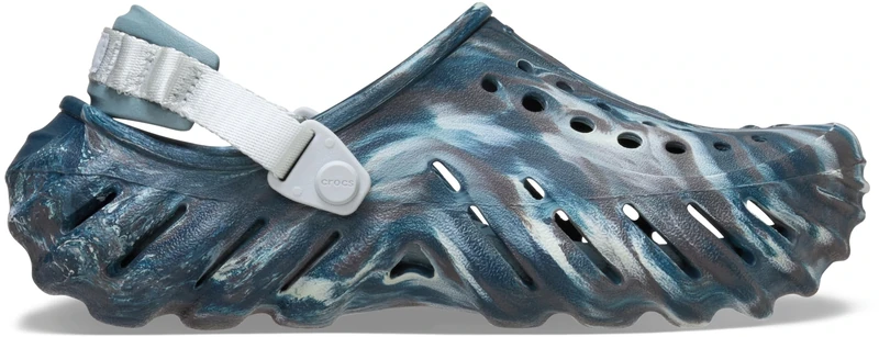 Crocs Unisex-Adult Echo Clog, Black Sand/Multi, 8 UK Men/9 UK Women