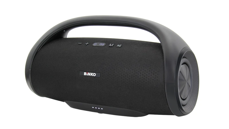 Binko Q-66 Bluetooth Speaker/Boombox, 2 x 30 W, Portable, Black