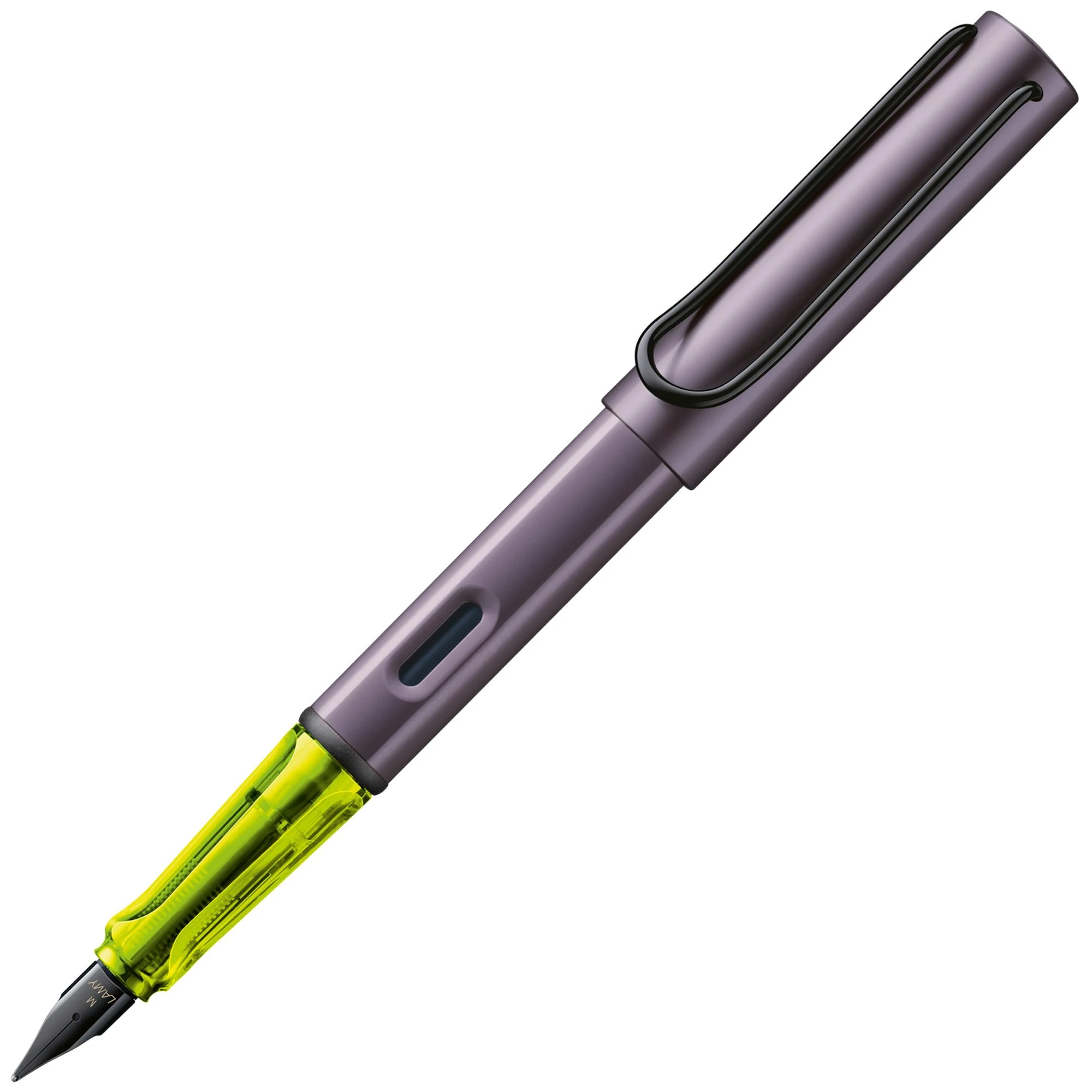 LAMY AL-star aubergine - Fountain Pen with ergonomic grip & polished steel nib in size M - lightweight aluminum body - including LAMY T 10 blue cartridge - Right-Handed