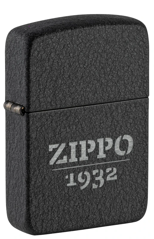 Zippo 1932 Design - Black Crackle - Image 1