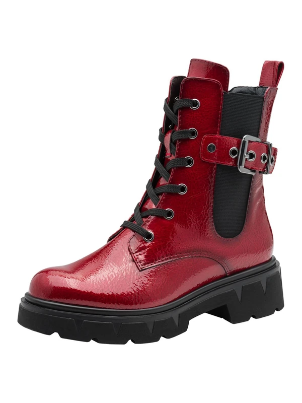 Marco Tozzi Women's 2-25249-45 Ankle Boots, Dk Red Pat, 8 UK