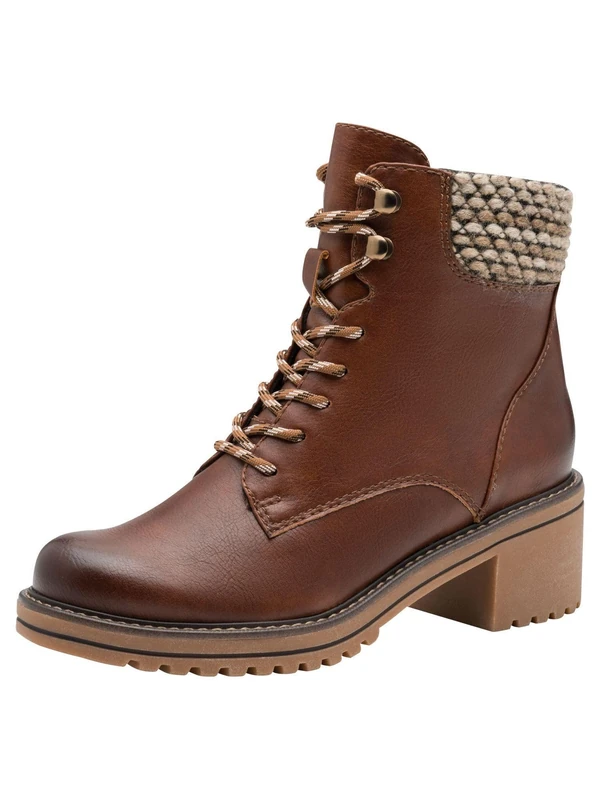 Marco Tozzi Women's Mode-Stiefel 2-26225-45 Fashion Boot, Cognac Comb, 6.5 UK