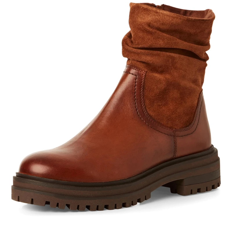 Marco Tozzi Women's Mode-Stiefel 2-25494-45 Fashion Boot, Cognac Comb, 6.5 UK