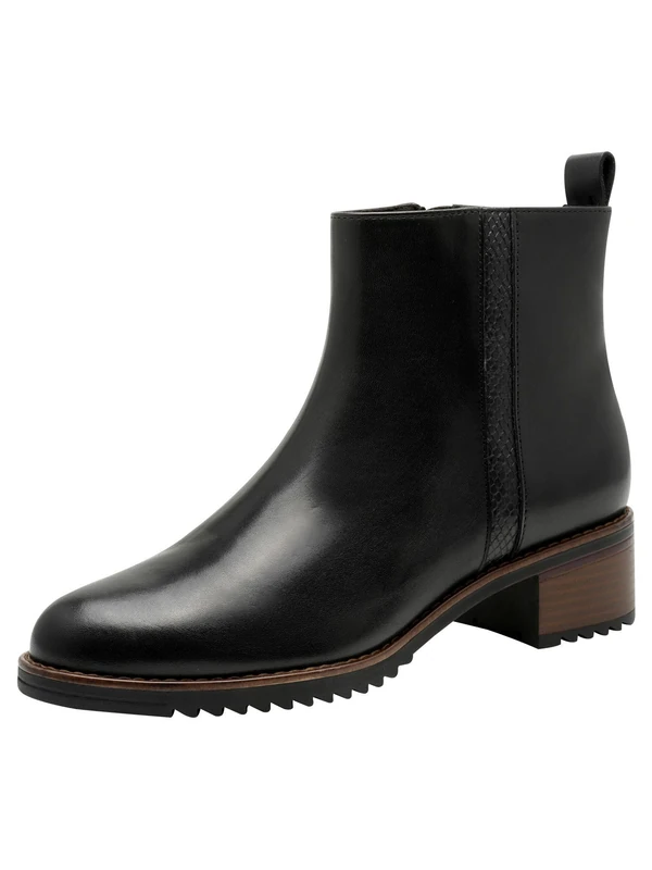 Marco Tozzi Women's Mode-Stiefel 2-25381-45 Fashion Boot, Black (Black Comb), 7.5 UK