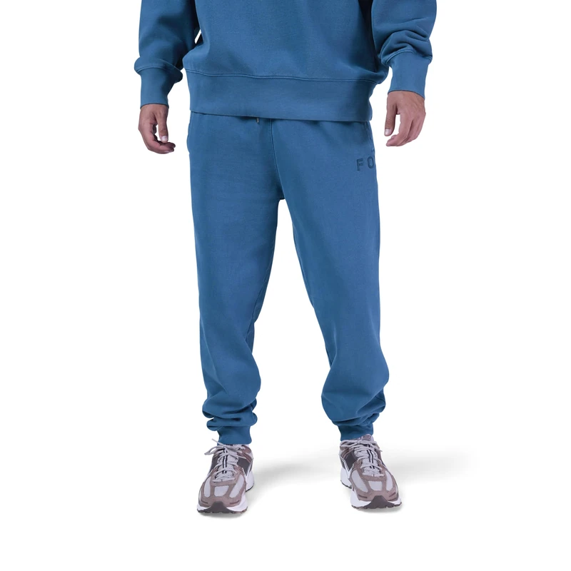 Fox Racing Men's Wordmark Fleece Jogger, Twilight, Large
