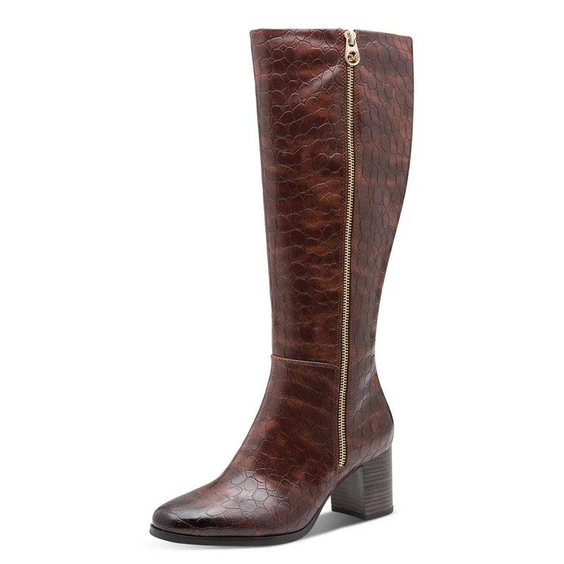 Marco Tozzi Women's by Guido Maria Kretschmer 2-85503-45 Fashion Boots, Chestnut STR, 38 EU, Chestnut Str, 6 UK