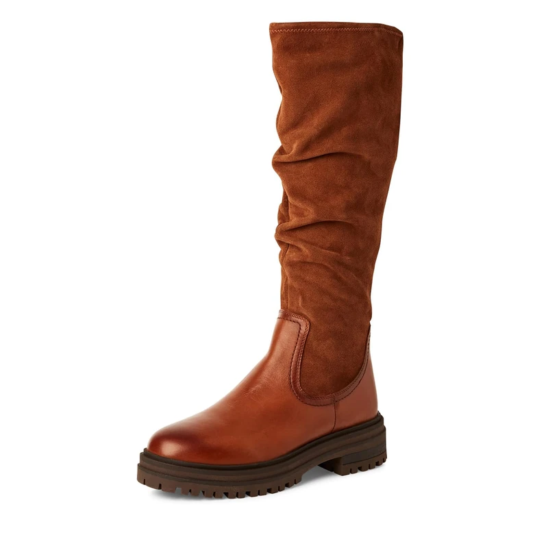Marco Tozzi Women's 2-25690-45 Fashion Boots, Cognac Comb, 41 EU, Cognac Comb, 8.5 UK