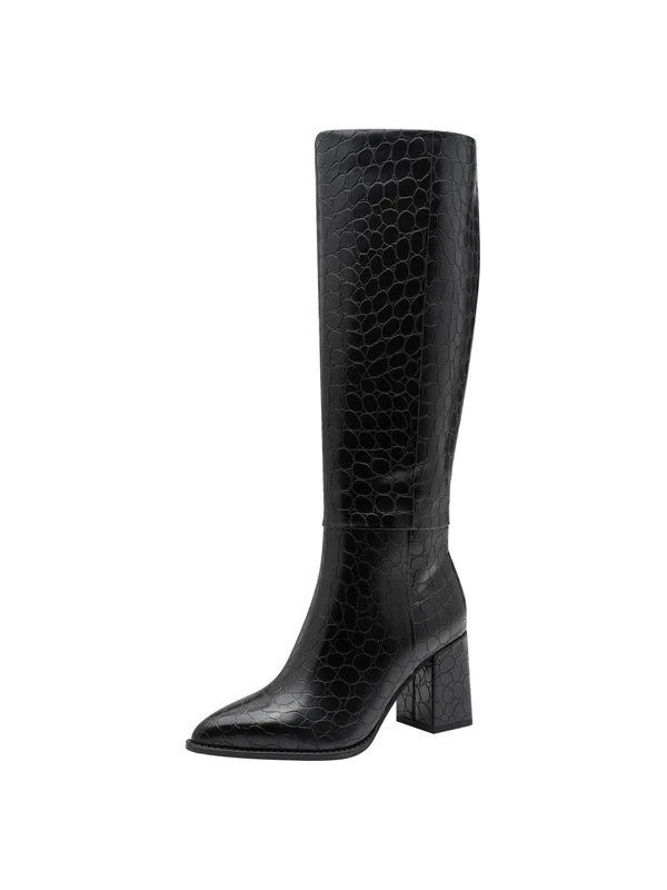 Marco Tozzi Women's 2-25519-45 Fashion Boot, Black Str, 7.5 UK