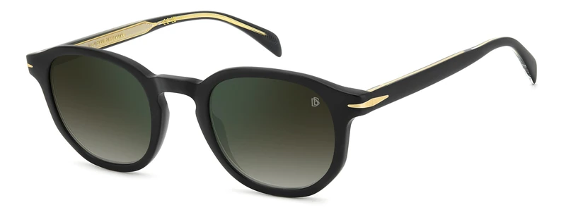 Beckham DB 1007/S Matte Black Unisex Sunglasses - 51mm
