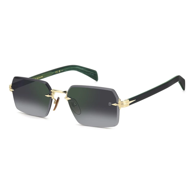 David Beckham DB 7109/S Sunglasses, PEF/NU Gold Green, 56, Pef/Nu Gold Green, 56