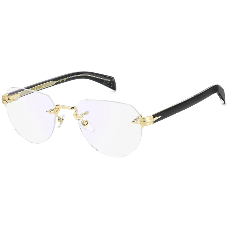 David Beckham DB 7145 RHL/20 GOLD BLACK Eyewear Man Standard, Standard, 54, Rhl/20 Gold Black, 54