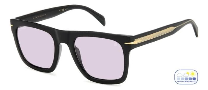 David Beckham DB 7000/S Flat 807/N4 Black Sunglasses Man Standard, Standard 54, 807/N4 Black, 54, 807/N4 Black, 54