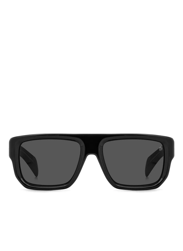 David Beckham DB 7132/S Sunglasses, 807/IR Black, 56, 807/Ir Black, 56