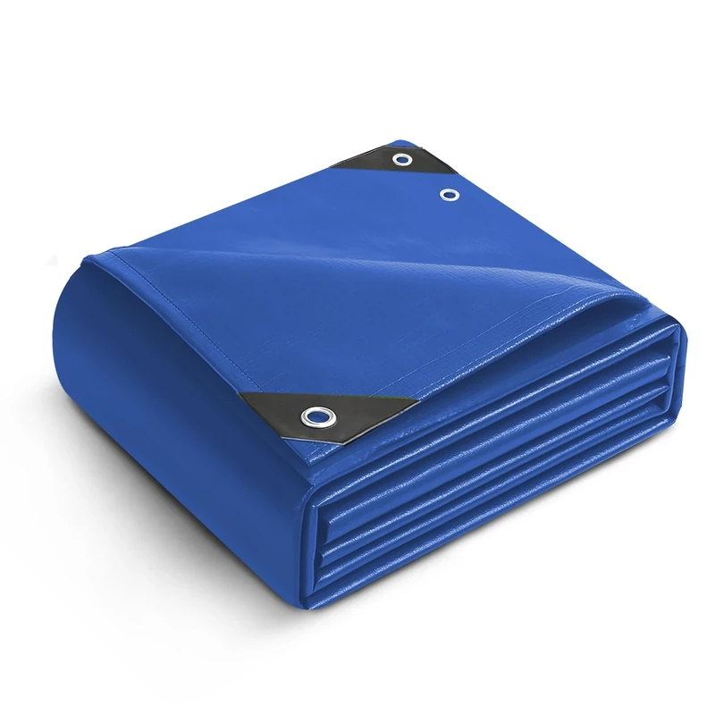 KEPLIN 2x3m Waterproof Tarpaulin Cover - Heavy Duty 70gsm Blue