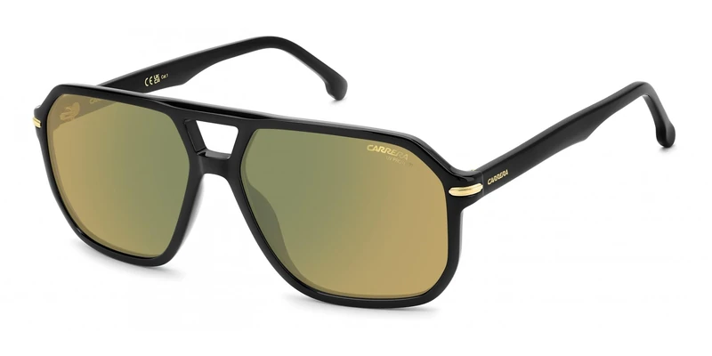 CARRERA SUN GAFAS MODELO: CARRERA 302/S C: BLACK YELLOW EYE SIZE: 59 BRIDGE SIZE: 15 / POLARIZED: N