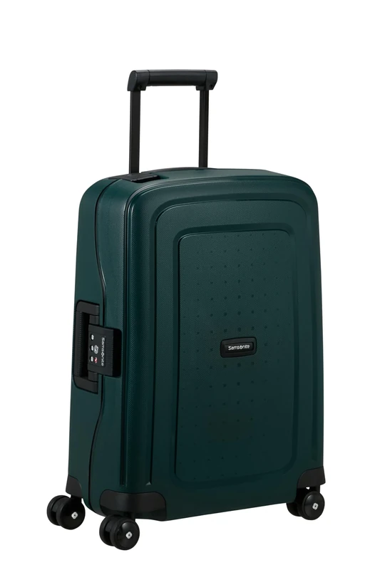Samsonite S'Cure - Spinner S, Hand Luggage, 55 cm, 34 L, Green (Dark Teal)