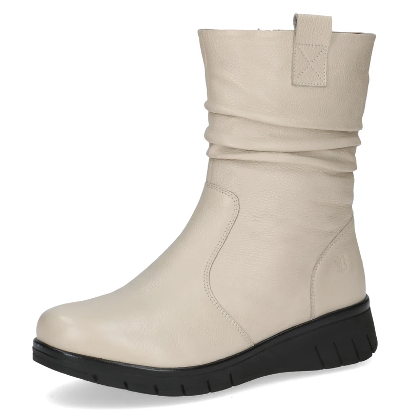 CAPRICE Women's Damen 9-26455-45 Fashion Boot, Ecru Nappa, 6 UK
