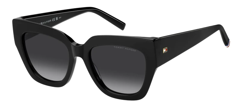 GAFAS TOMMY HILFIGER - Modelo: TH 2223/S_ C: BLACK/Eye size: 53 - Bridge size: 19
