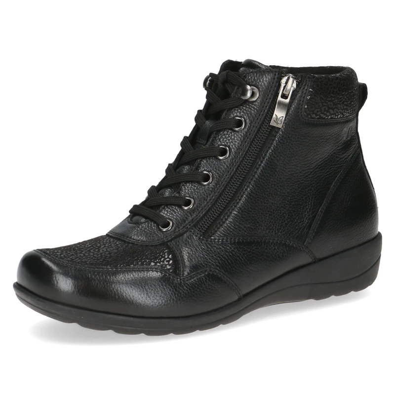 CAPRICE Women's 9-26258-45 Fashion Boots, Black Comb, 38 EU Wide, Black (Black Comb), 6 UK