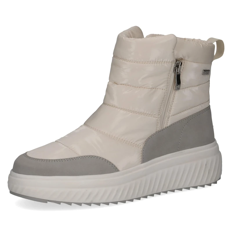 CAPRICE women's ankle boots lined vegan, Multicolor (Pearl Comb), 6 UK