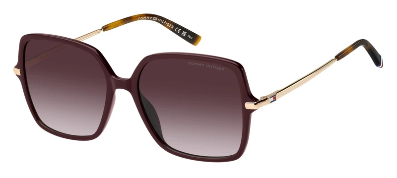 GAFAS TOMMY HILFIGER - Modelo: TH 2220/S_ C: BURGUNDY/Eye size: 57 - Bridge size: 17