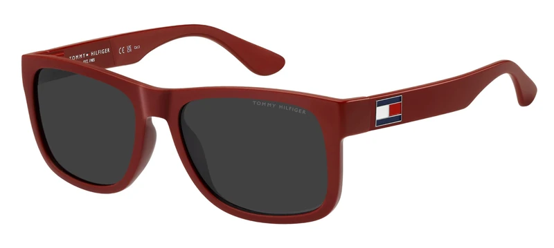 GAFAS TOMMY HILFIGER - Modelo: TH 1556/N/S_ C: MATTE RED/Eye size: 56 - Bridge size: 18