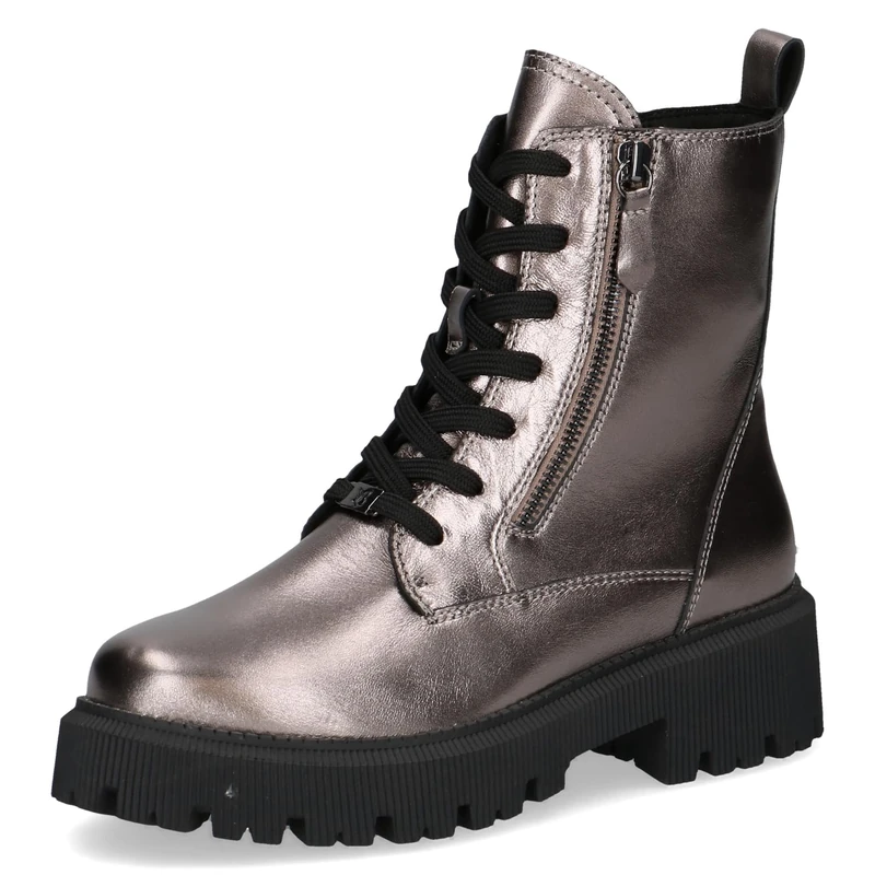 CAPRICE Ankle Boots 9-26229-43 G Width, Taupe Metallic, 7.5 UK