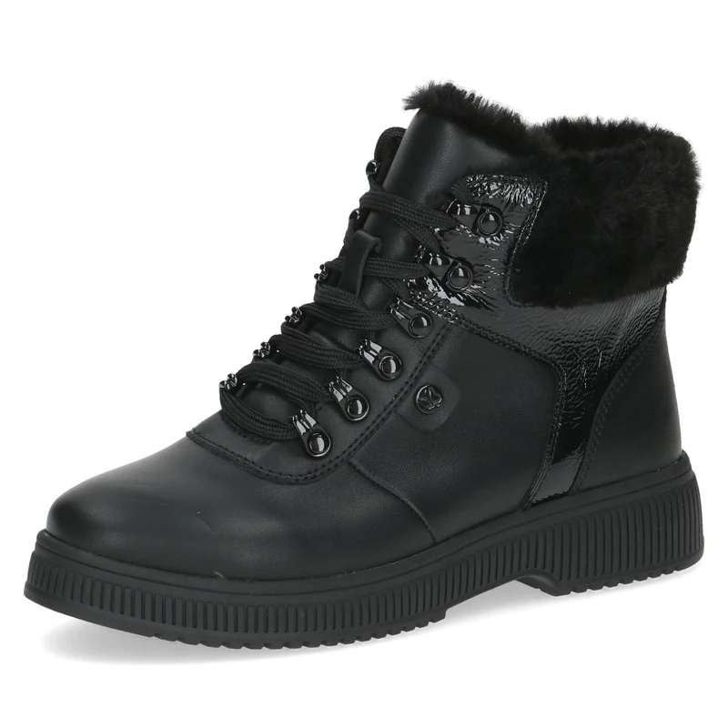 CAPRICE Women's 9-26206-45 Ankle Boots, Black (Black Comb), 6 UK