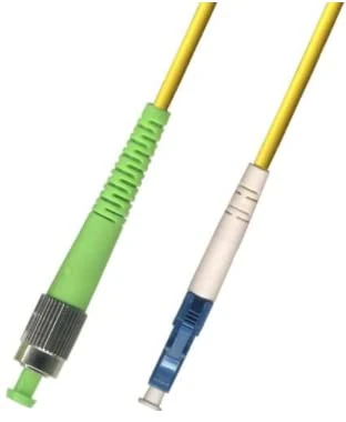 RiteAV 40M (131.2ft) OS2 FC/APC to LC/UPC Fiber Optic Cable Simplex Singlemode 9/125 Jumper 40 Meter Patch Cord