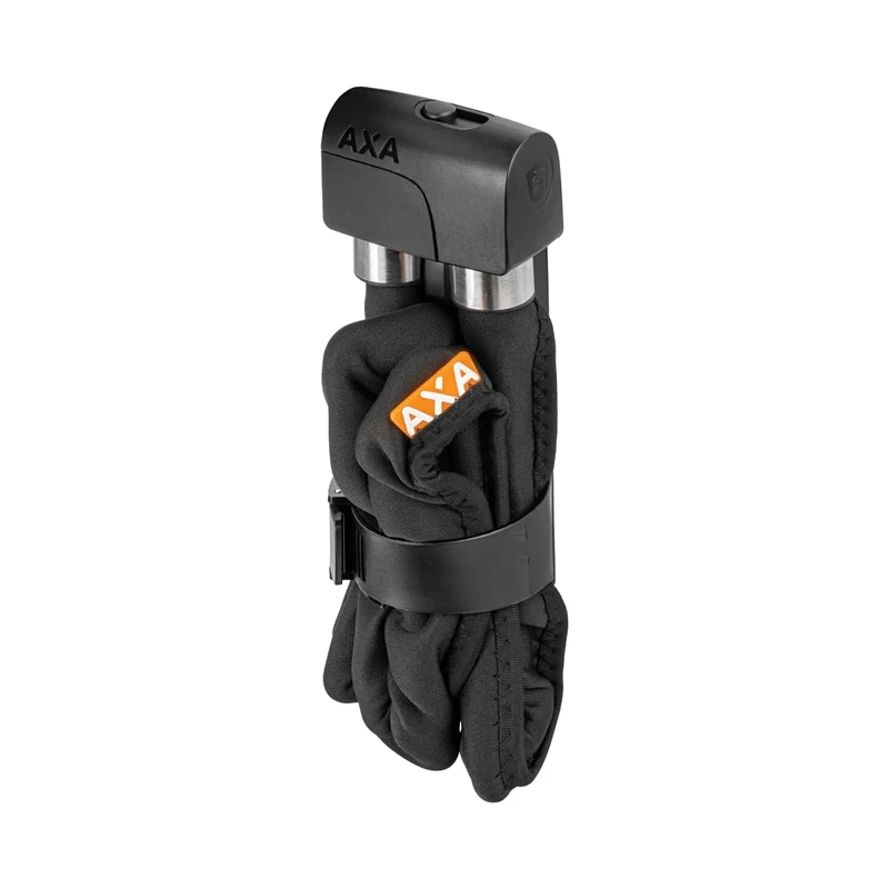 AXA Foldable 8-100 Folding Lock - Length 100 cm - Steel Links 8 mm - Security Level 10 - Includes Bracket - With 2 Keys