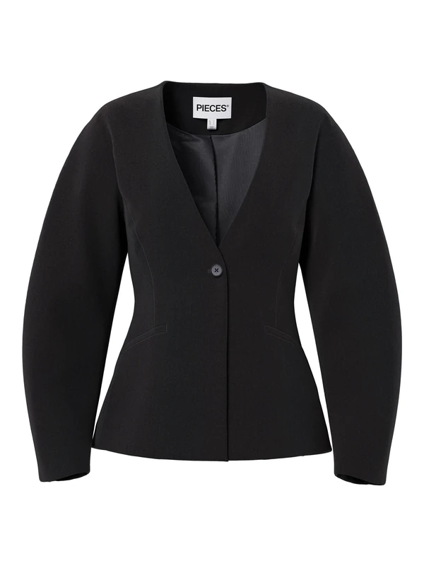 PIECES Pckamil LS Fitted Blazer Noos Bc, Black, S